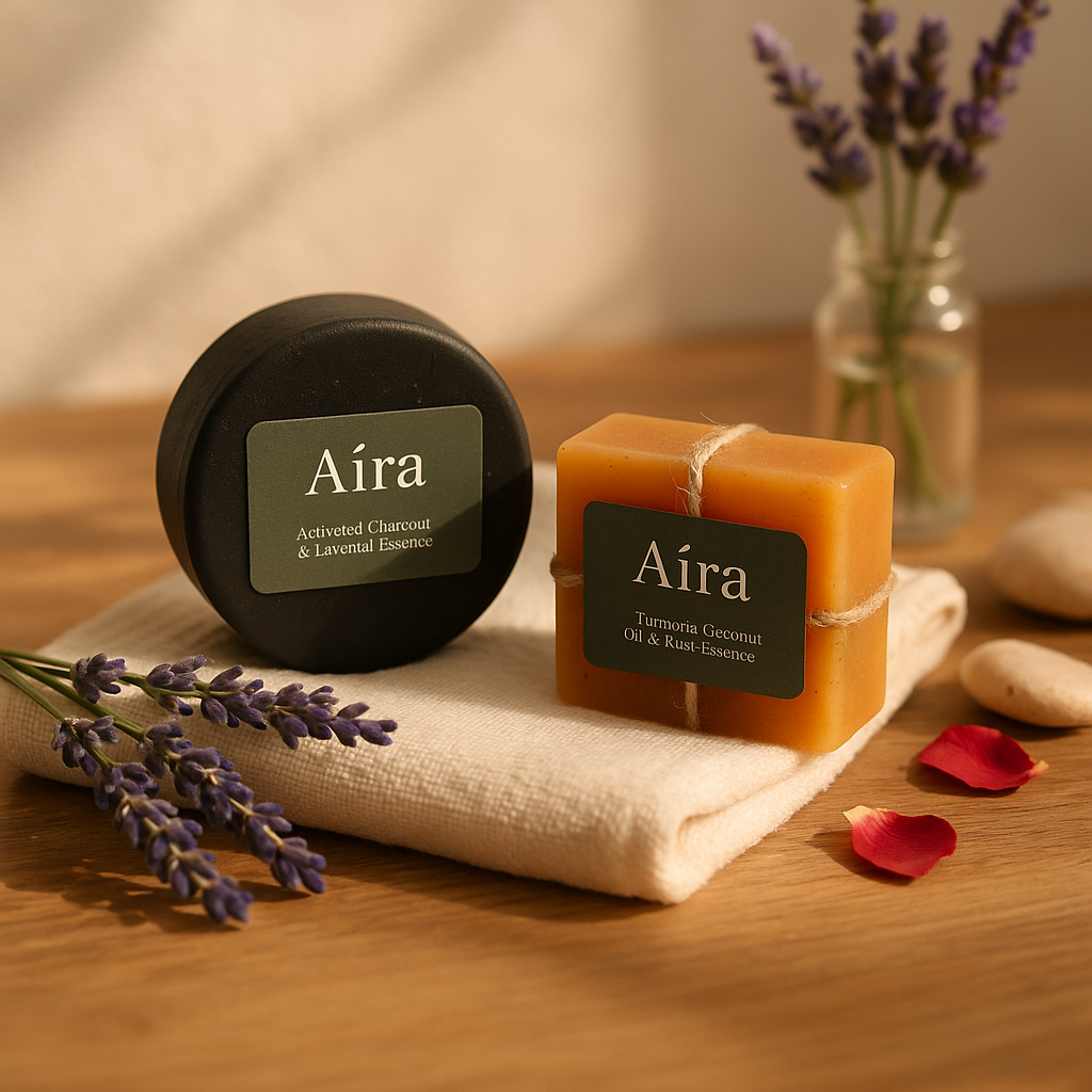 Jabones AÏRA con flores de lavanda